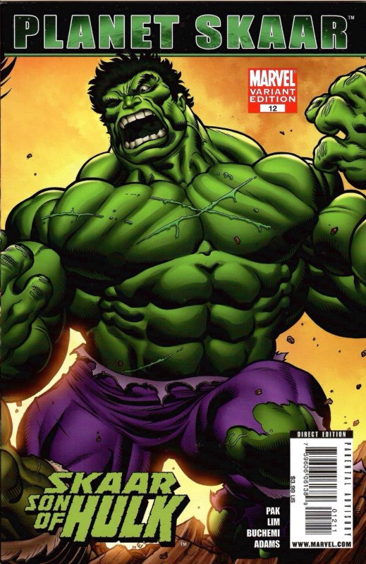 Skaar: Son of Hulk #12 Variant Cover (2009) New