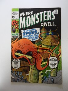 Where Monsters Dwell #2 (1970) FN condition