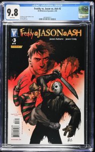 Freddy vs Jason vs Ash #1-6 CGC 9.8 Freddy Krueger J Scott Campbell Cvr 2 3 4 5