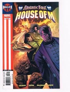 Fantastic Four House Of M # 3 Of 3 NM Marvel Comic Book Doctor Doom Magneto S80