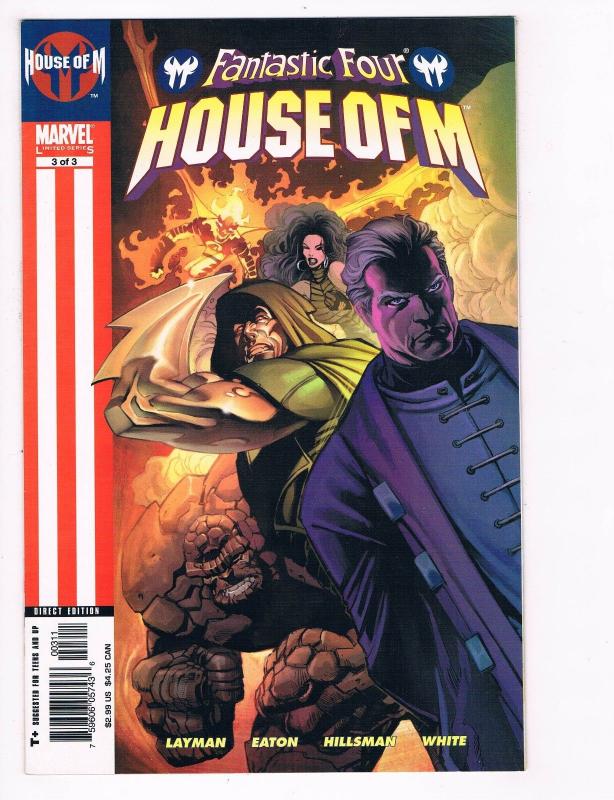 Fantastic Four House Of M # 3 Of 3 NM Marvel Comic Book Doctor Doom Magneto S80