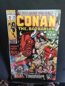 Conan the Barbarian #10 (1971) affordable grade giant size Barry Smith key! VG+