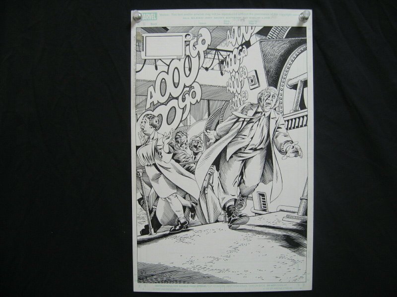 Spitfire Original Comic Art - MARSHALL ROGERS- Marvel Comics Al Vey