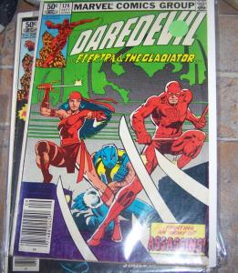 DAREDEVIL  # 174 marvel 1981 elektra 1ST APPERANCE HAND +GLADIATOR FRANK MILLER