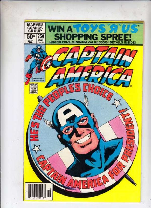 Captain America #250 (Oct-80) NM- High-Grade Captain America