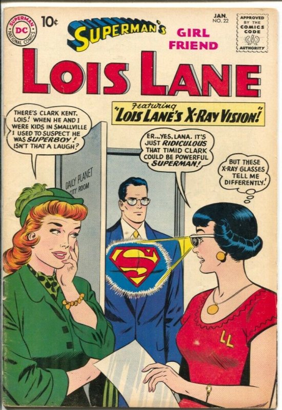 Superman's Girl Friend Lois Lane #22 1961-DC-Robin Hood-Helen of Troy-VG