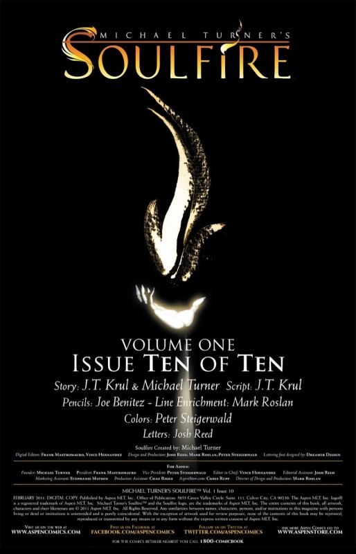 MICHAEL TURNER'S SOULFIRE #10 (2009) MICHAEL TURNER | TRADE DRESS A