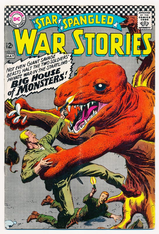 Star Spangled War Stories (1952-1977 DC) #132 VG, Dinosaur issue