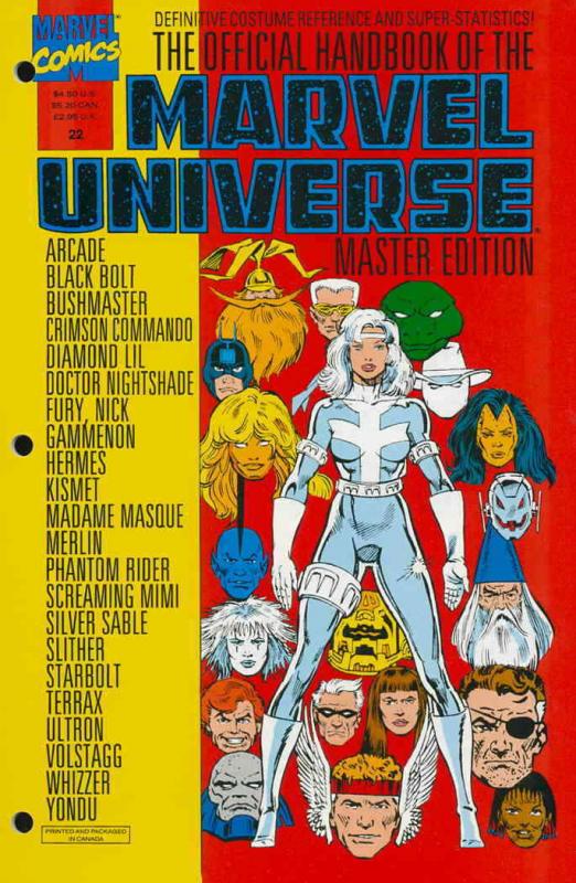 Official Handbook of the Marvel Universe Master Edition #22 VF/NM; Marvel | save 