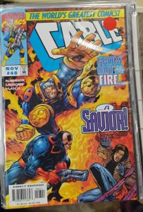 Cable # 48  1997  Marvel disney  NATHAN SUMMERS  the hellfire hunt 1