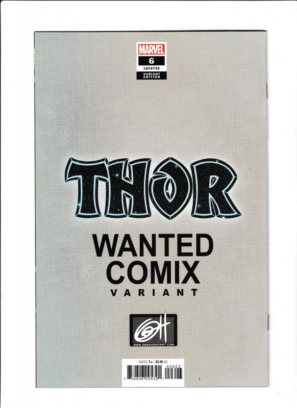 THOR #06 (2020) GREG HORN | GREGHORNART/WANTED COMIX | TRADE W/COA | LTD 3000