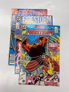 3 Firestorm DC comic book #53 54 55 88 KM9