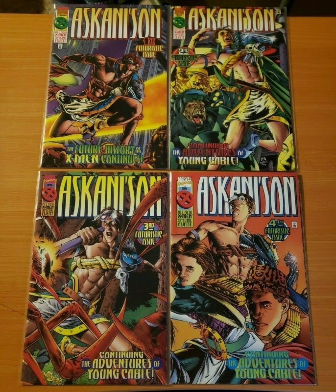 Askani'Son 1-4 Complete Set Run! ~ NEAR MINT NM ~ 1996 Marvel Comics