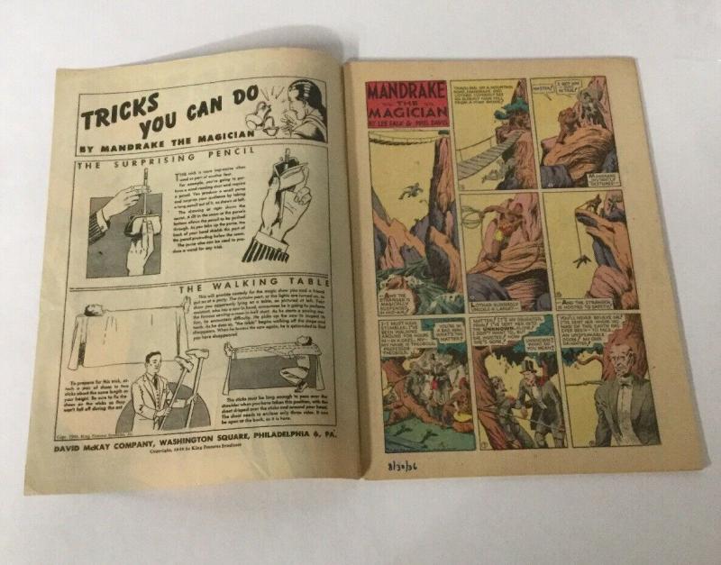 Feature Book 52 Mandrake The Magician Fn- Fine- 5.5 King Features