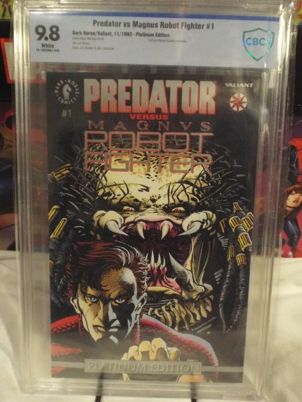 Predator vs Magnus Robot Fighter #1 - CBCS 9.8  1st Dark Horse/Valiant Crossover