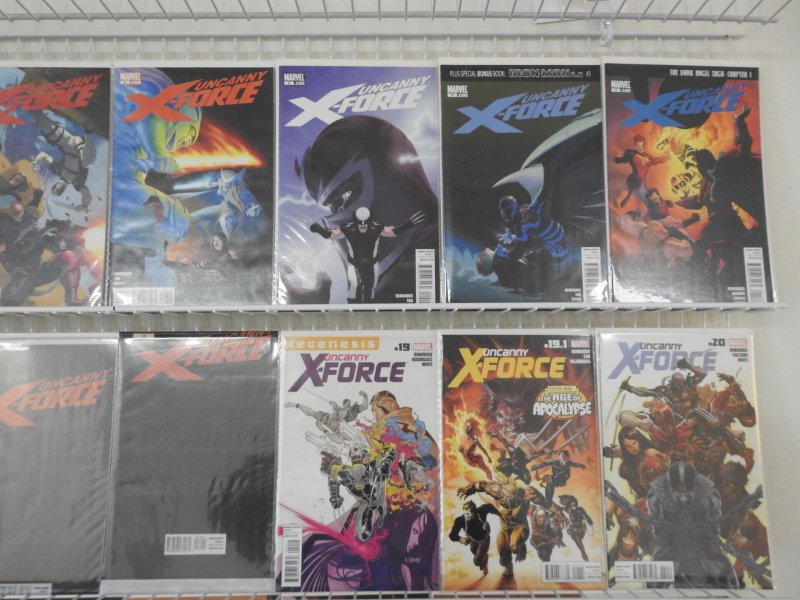 Uncanny X-Force Complete Set 1-35, 5.1, & 19.1! Plus Duplicates! Avg VF/NM Cond!