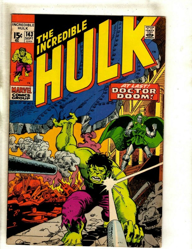 Incredible Hulk # 143 VF Marvel Comic Book Valkyrie Avengers Thor Iron Man RS2