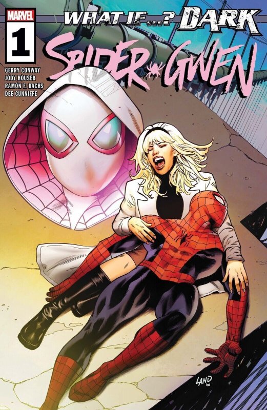 What If Dark Spider-Gwen #1 Cover A Greg Land Marvel 2023 EB234