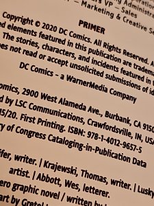 Primer Superhero GN Ashley Rayburn 1st app NM FIRST Printing 2020 All Ages DC