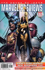 Marvel Previews #22 FN ; Marvel | New Avengers