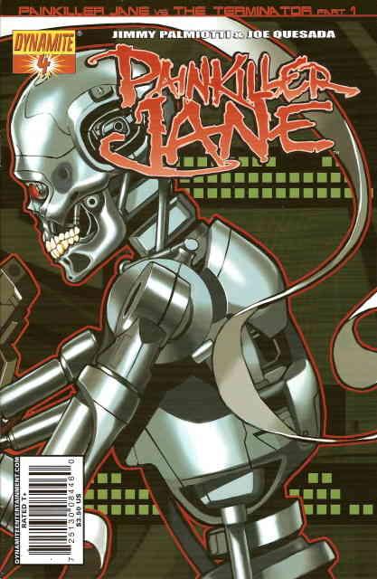 Painkiller Jane (Vol. 2) #4B VF/NM ; Dynamite | Terminator variant