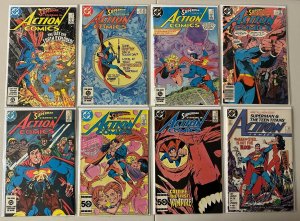 Action Comics lot #550-599 DC 18 diff 6.0 FN (1983-88)