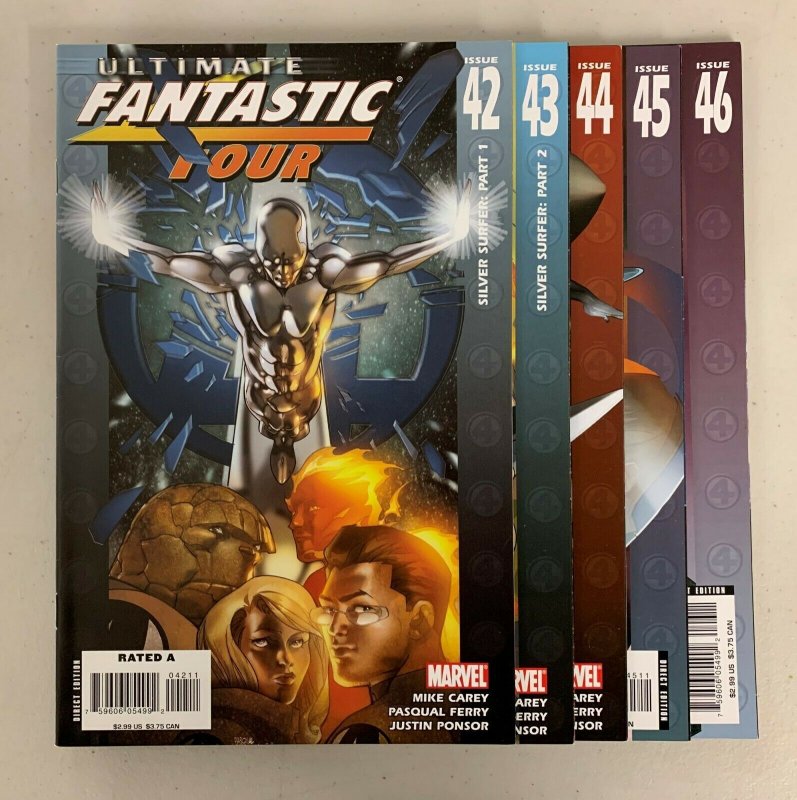 Ultimate Fantastic Four Silver Surfer (Marvel 2004) #42-46 Mike Carey (8.0+) 