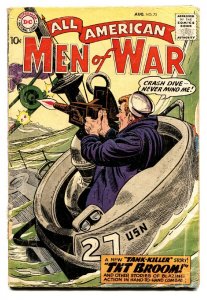 ALL-AMERICAN MEN OF WAR #72-comic book 1959-WWII-DC-SILVER AGE-TANK-KILLER