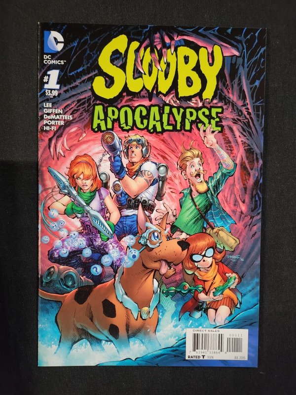 Scooby Apocalypse 2PC #1 - Jim Lee Regular Cover + Sketch Variant (9.2ob) 2016