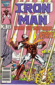 Iron Man #207 (1986)  VG/FN 5.0  price written on back cover