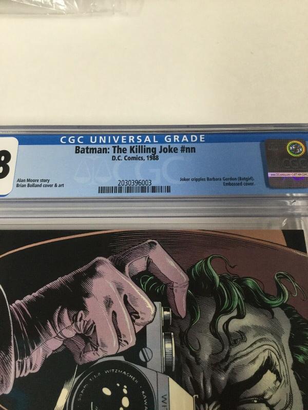 Batman The Killing Joke 1 NN Cgc 9.8 1st First Print Dc Comics 2030396003