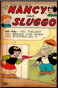 COMICS ON PARADE #91-NANCY-ERNIE BUSHMILLER ART-1953 FN