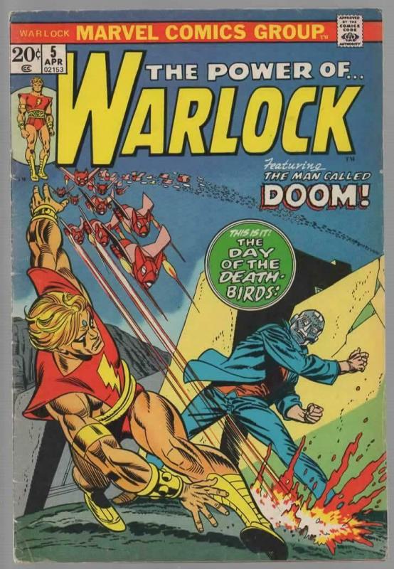 WARLOCK   5 VG-F  April 1973