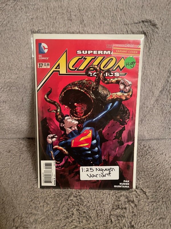 ACTION COMICS 37 DC 2015 Nguyen 1:25 Incentive Variant