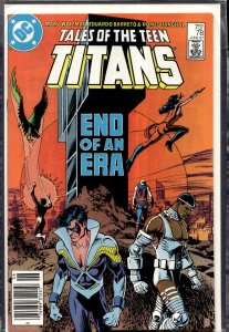 Tales of the Teen Titans #78 Newsstand Edition (1987) Teen Titans