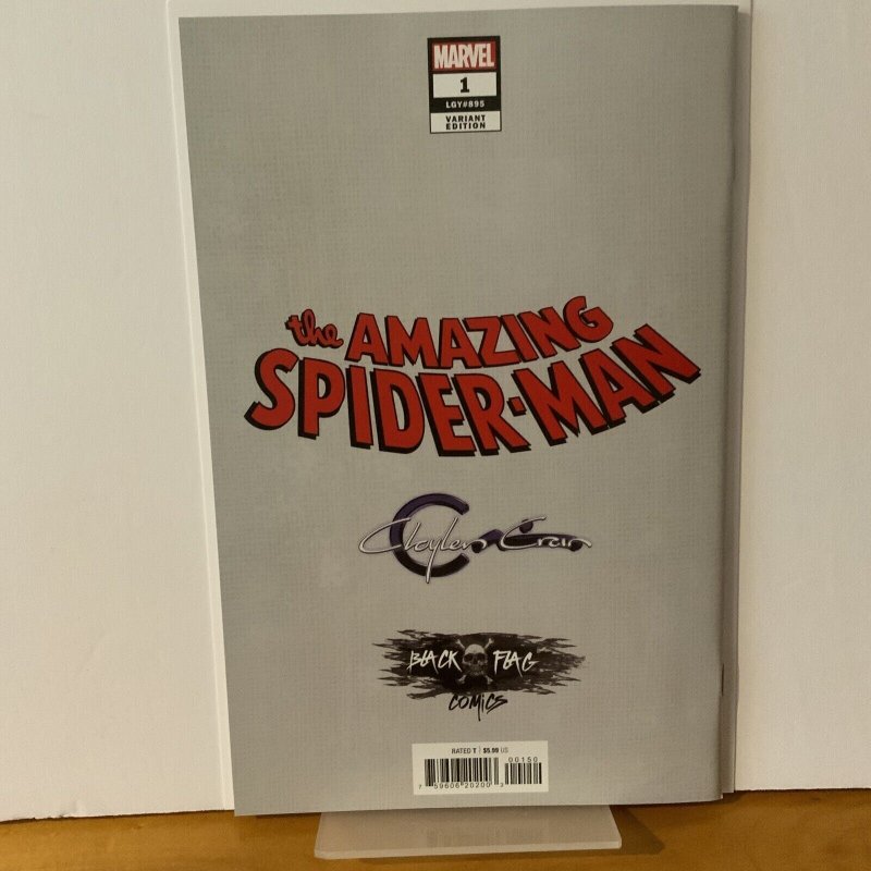 Amazing Spider-Man #1 (2022 Marvel Comics) Clayton Crain Megacon Variant D NM