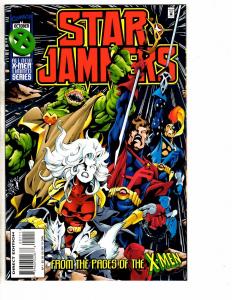 5 Marvel Comics Spider-Man X-Men 1 Team Up 1 Star Jammers 1 3 4 J206