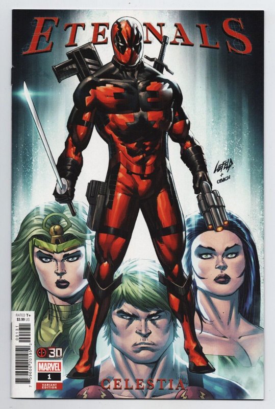 Eternals #1 Liefeld Deadpool 30th Anniversary Variant (Marvel, 2021) VF/NM 