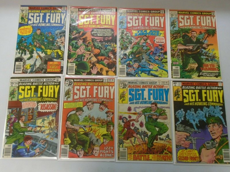 Bronze Age Sgt. Fury lot 46 different from #92-164 avg 5.0 VG FN (1971-81)