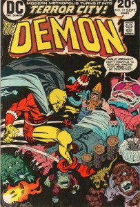 The Demon #12 - Terror City Jack Kirby Art - 1973 (Grade 7.0)