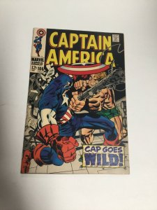 Captain America 106 Fn Fine 6.0 Marvel Comics Silver Age