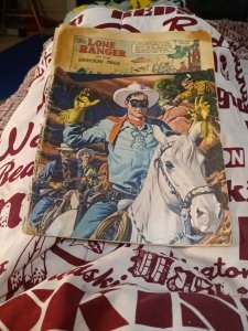 LONE RANGER #42 Dell Comics 1951 GOLDEN AGE RADIO MOVIE WESTERN COMIC BOOK TONTO