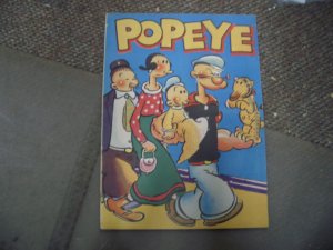 POPEYE 1937-KING FEATURES LINEN BOOK-OLIVE OYL-JEEP-WIM VF+