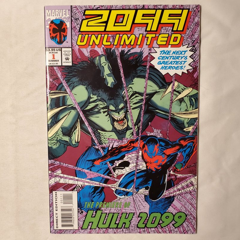 2099 Unlimited 1 Very Fine 1st appearance of Hulk 2099