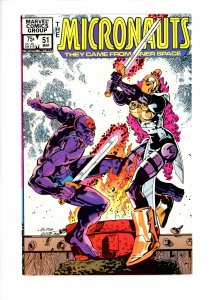 Micronauts #51  VF 1983  Butch Guice Art and Cover!