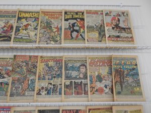 Huge Lot 90 Coverless Low Grade Comics Mostly Silver/Bronze!!