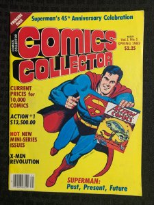 1983 COMICS COLLECTOR Magazine #1 VG+ 4.5 Superman 45th Anniversary Celebration