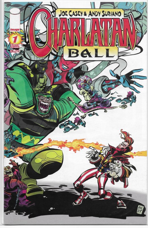 Charlatan Ball (Image, 2008) #1 FN Joe Casey, Andy Suriano