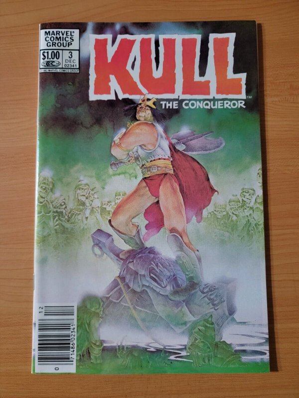 Kull The Conqueror #3 Newsstand Variant ~ NEAR MINT NM ~ 1983 Marvel Comics 