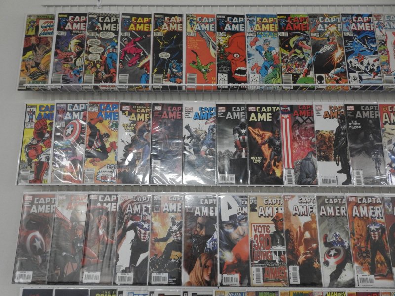 Huge Lot 140+ Comics W/ Captain America,  Spider-Man+MORE! Avg VF Condition!